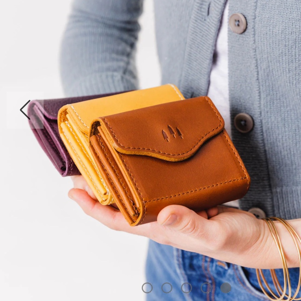 New Portland Leather Limited Edition Mini Crossbody Tote and Small Wallet - Picture 11 of 11